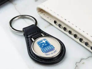 Subaru Photo Keychain Design Stylish Force Glossy